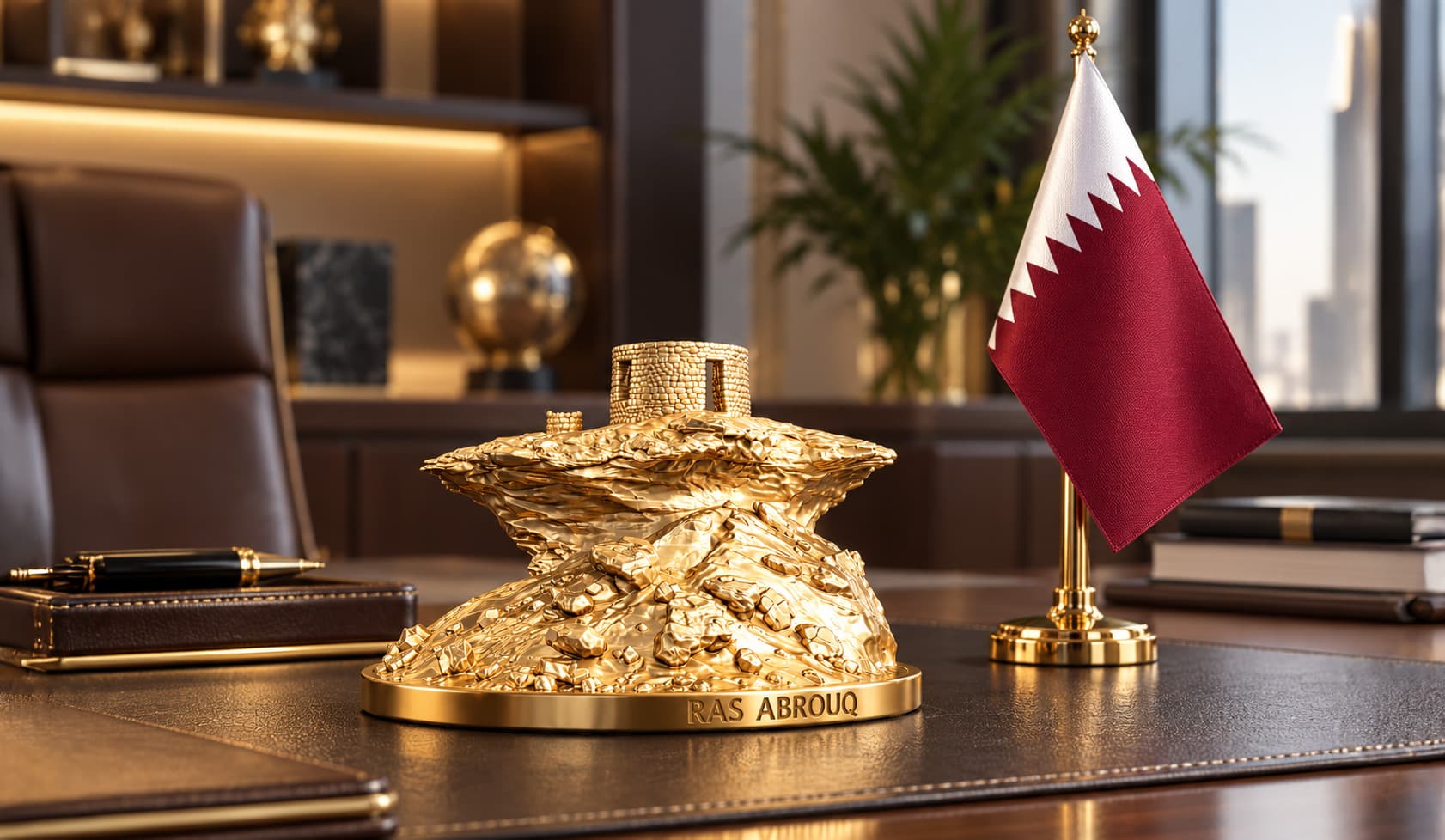 مجسم راس أبروق - قطر
